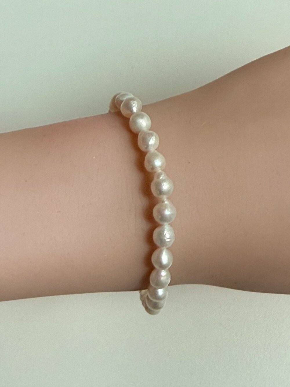 Simply Pearl | 5.5mm Natural Baroque Freshwater Pearl Bracelet